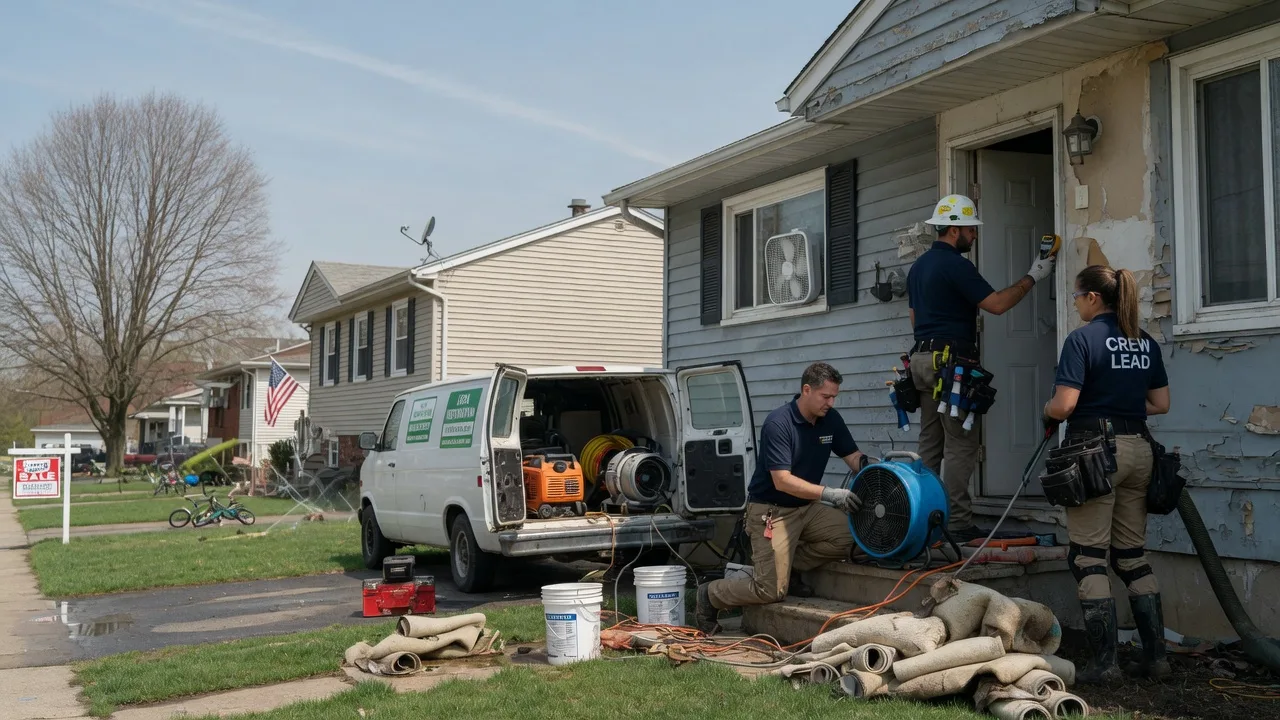Flood Cleanup in Apple Springs, TX near me